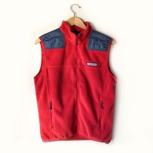 VIneyard Vines Red & Navy Vest